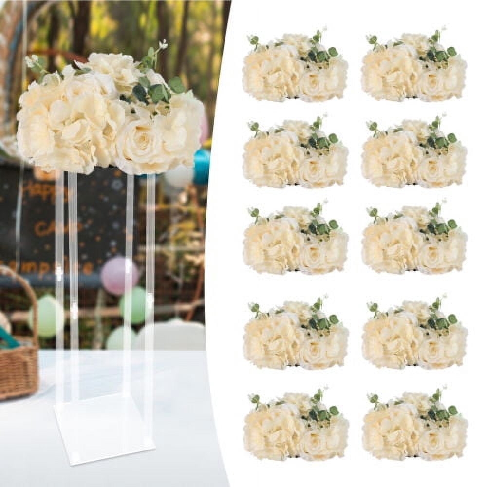 Flower Balls Wedding Rose Centerpieces 10 Pack Fake Flowers Teal Kissing Balls
