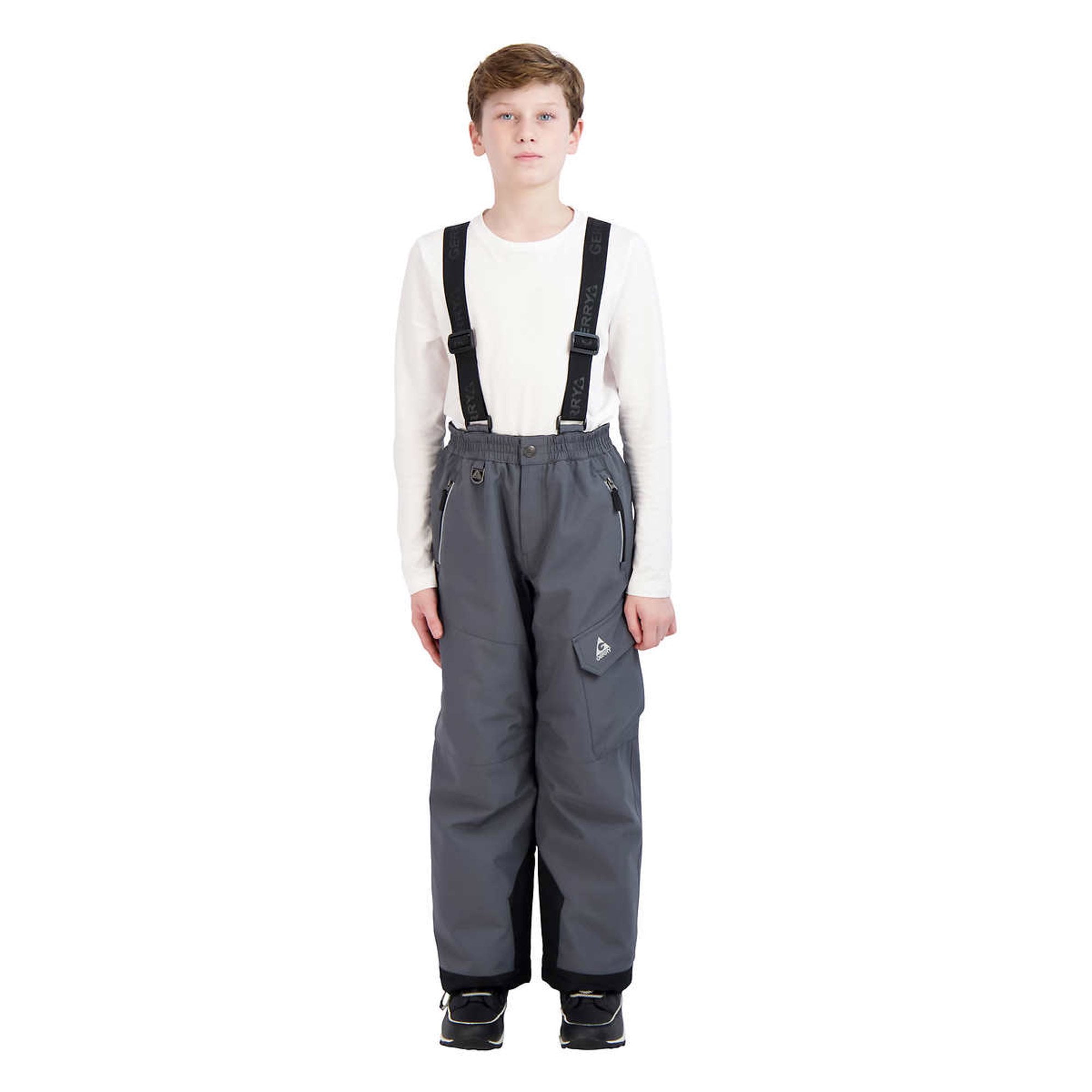 Gerry Kids Girls' Performance Snow Pant with Adjustable Suspenders
