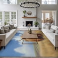 thumbnail image 4 of Highland Cow Washable Area Rug 5x8 Rustic Art Calf in A Lush Farmhouse Grassland Low-Profile Large Area Rugs with Non Slip Backing Indoor Floor Carpet for Entrance Living Room Bedroom Home Office, 4 of 9