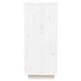 thumbnail image 5 of vidaXL Sideboard White 110.5x35x80 cm Solid Wood Pine, 5 of 5