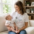 thumbnail image 2 of Matching Family Shirts, I Made A Wish I Came True Mom and Mini Shirt, Floral Dandelion Family Outfit, Mother Daughter Birthday Gift for Mom, 2 of 7