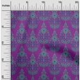 thumbnail image 1 of oneOone Georgette Viscose Fabric Floral & Paisley Block Decor Fabric Printed BTY 42 Inch Wide, 1 of 4