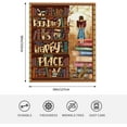 thumbnail image 6 of Book Lovers Gifts Blanket,Gifts for Book Lovers Women 60"X50" Gifts for People Who Like to Read Bookish Gifts Librarian Gifts for Readers Best Bookworm Gifts Ideas On Birthday Christmas Graduation, 6 of 6