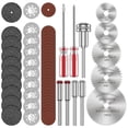 thumbnail image 2 of 60Pcs Diamond Cutting Discs Metal Saw Blade Set Sanding Grinding Wheel Circular Saw Blade Woodworking Metal Dremel Mini Drill, 2 of 5