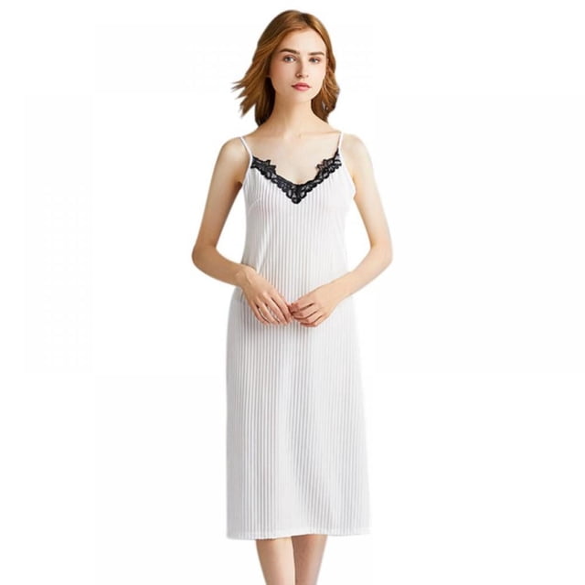 Women Bathrobe Lace Satin Lingerie Robe Long Sleeve Babydoll Nightie Robes Kimono Robe