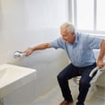thumbnail image 4 of Ablecare 12 in Suction Cup Shower Grab Bar, 2 Pack - Safety Handrail for Elderly, White & Gray, 4 of 10