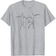 thumbnail image 1 of Dancing Couple Ballet Dancer Tango Samba Modern Dance T-Shirt, 1 of 1