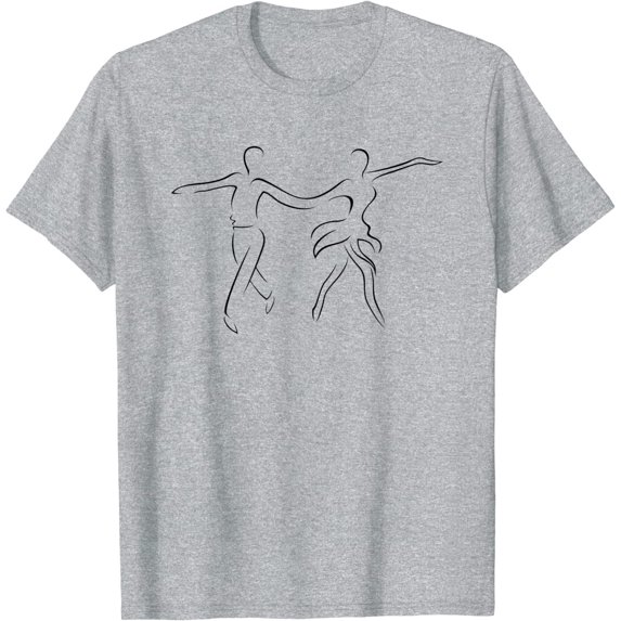 Dancing Couple Ballet Dancer Tango Samba Modern Dance T-Shirt