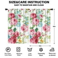 thumbnail image 2 of Blackout Kids Curtains,Pioneer Flower Floral Print Pattern Childrens Insulated Curtains Set Of 2,Bedroom Essentials,Toddler Room Decor 52"x84", 2 of 5