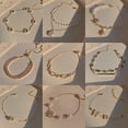 thumbnail image 4 of Pulsera de perlas vintage para mujer, pulsera de acero de titanio con nicho de sentido, pulsera para parejas, joyería, 4 of 4