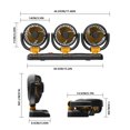 thumbnail image 3 of EUDIDV Portable Fan Car Fan Three-head Car Fan Multi-functional Mobile Phone Stand Big Truck Generals Electric Fan;Suitable for Indoor and Outdoor Use, 3 of 7