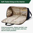 thumbnail image 3 of Bolso de viaje convertible para ropa Halfday Premium de 45 L en nailon, 3 of 9