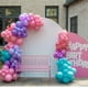 thumbnail image 5 of Kit de arco de globos divertido, rosa intenso, morado y azul para fiesta de niñas, 5 of 7