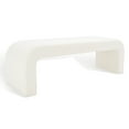 thumbnail image 6 of SAFAVIEH Couture Caralynn Collection Pinewood Modern Bench, Ivory, 6 of 12