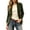 Army Green1, variant on Miqool Women's Blazers Business Button Lapel Long Sleeve Slim Fit Suit Casual Work Office Jacket with Pockets