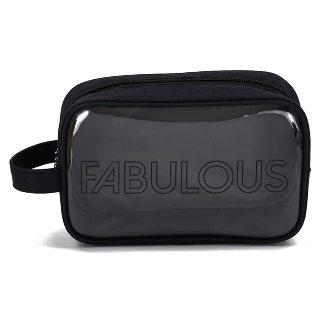 Coofit Cosmetic Pouch Large Capacity: Waterproof Shaving Bag Travel Toiletry Organizer