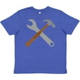thumbnail image 3 of Inktastic Future Carpenter Tools Hammer Wrench Youth T-Shirt, 3 of 5