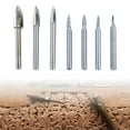 thumbnail image 2 of Yokua Wood Carving Drill Steel Engraving Drill Bit Set Solid Carbide Grinding Burr, 2 of 7
