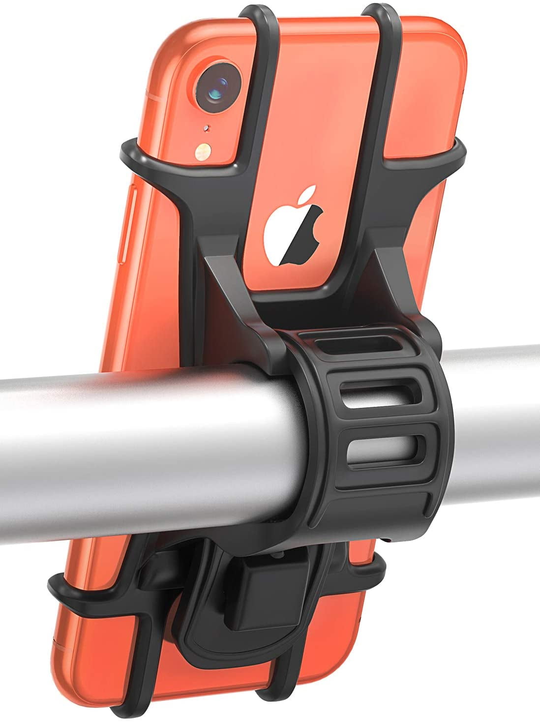 Bike Phone Mount, Universal Adjustable Silicone Bicycle Phone Holder