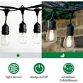 thumbnail image 4 of BN-LINK Outdoor Power Stake Timer Waterproof, Power Strip with 6 Grounded Outlets and 6FT Extension Cord, 100FT Wireless Remote Control, Dusk to Dawn Sensor Timer for Lights and Courtyard Decoration, 4 of 9