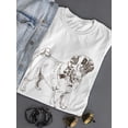 thumbnail image 3 of Cute Vintage Pug Dog Sketch T-Shirt Women -Image by Shutterstock, Female x-Large, 3 of 4