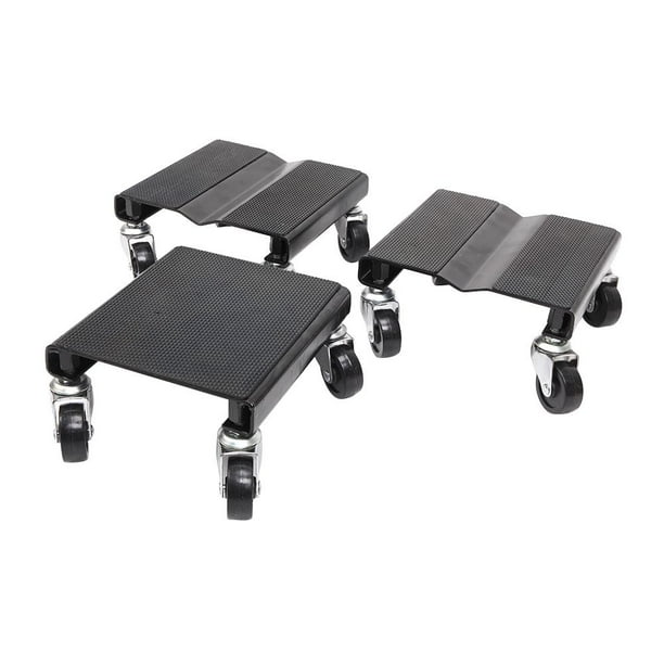 GoDecor 3 PCs 1500lbs Snowmobile Roller Set Dolly Storage Dollies Mover