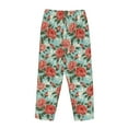 thumbnail image 5 of Goofa Rose Flowers Printed Soft Pajama Pants for Women, Wide Leg Comfy Casual Lounge Yoga Pants-Medium, 5 of 9