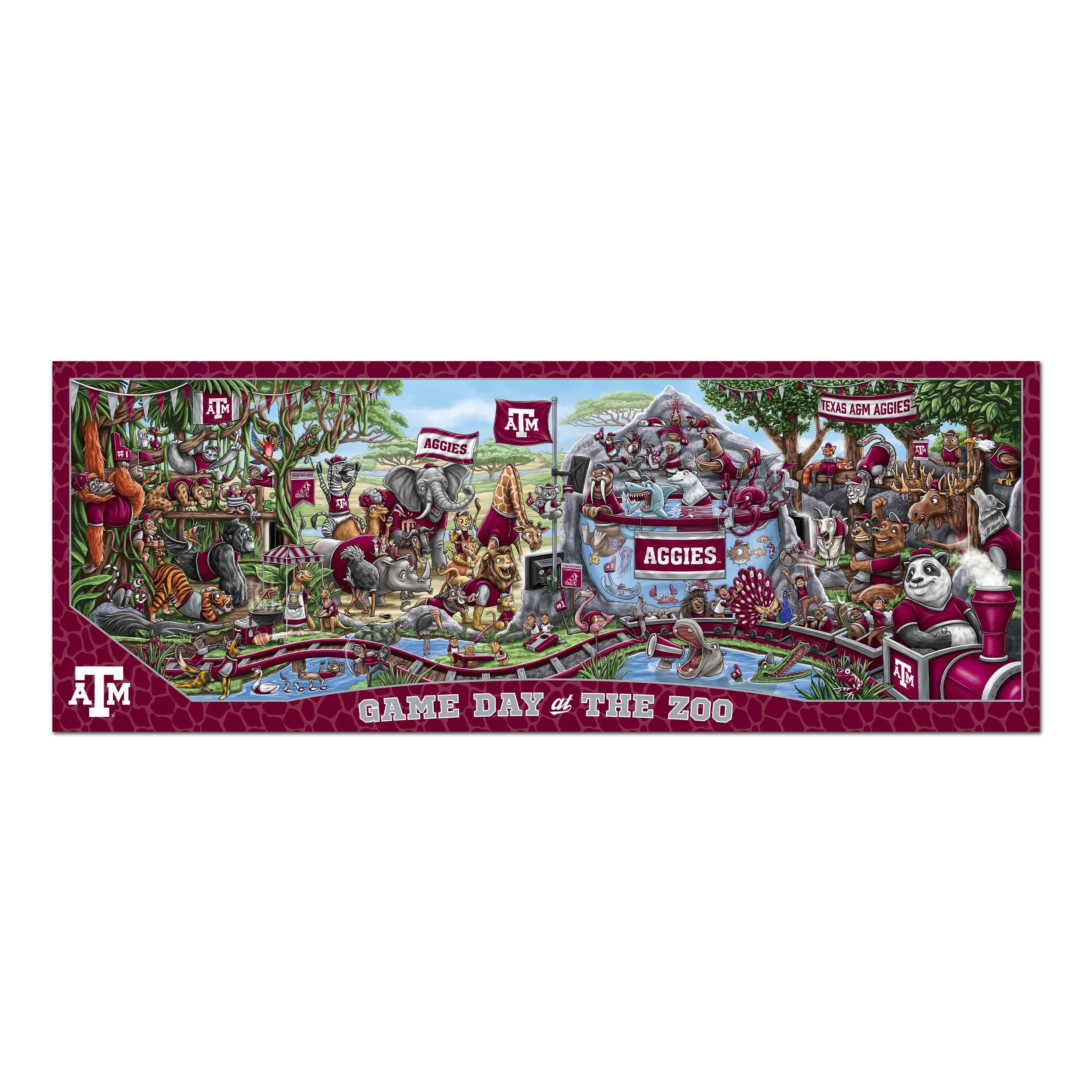 YouTheFan NCAA Texas A&M Aggies Game Day at the Zoo - 500 pc Puzzle