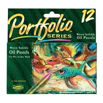 Crayola Portfolio Series Water-Soluble Oil Pastels, 12-Color Set