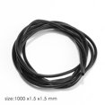 thumbnail image 4 of Manguera Funda de tubo de aparejos blandos de silicona de 1 m para aparejos de pesca de carpa (negro), 4 of 4