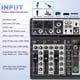 thumbnail image 2 of Mezclador de audio ALPOWL de 8 canales con 16 DSP USB Bluetooth +48V, 2 of 9