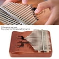 thumbnail image 3 of 21 Keys Kalimba Thumb Piano, Portable Musical Single Board Thumb Piano Instruments with Finger Protectors Suitable for Professional Music Lovers, 3 of 7