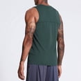thumbnail image 4 of pstuiky Camisetas sin mangas para hombre, Camiseta deportiva corta sin mangas con cuello redondo y elástica de color liso para hombre Chaleco para hombre s, 4 of 6