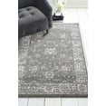 thumbnail image 2 of United Weavers Serenity Area Rug 403-10672 Dream Grey Bordered Petals 7' 10" x 10' 6" Rectangle, 2 of 5