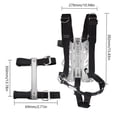 thumbnail image 5 of Ajuste de acero inoxidable ajustable Aluminio Salto de buceo profundo Set de placa posterior de neopreno conjuntos de espinilla conjuntos de backplane de snorkels Gadgets Plata Eigraketly OD002497-03B, 5 of 5