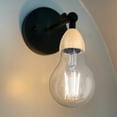thumbnail image 3 of KAKOWELY lamp base DIY Lamp Holder Cup Sturdy Base Wall Ceiling Light Cup Light Base Fitting Accessory2.48"X2.48"X2.17", 3 of 4