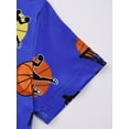thumbnail image 4 of ATAIKU 3-12Y Kids Boys 2-Piece Pajamas Summer Pjs Toddler Short Sleeve Sleepwear Set Basketball Jammies, 4 of 12