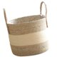 thumbnail image 5 of Cesta tejida para macetas, cesta de almacenamiento, adorno decorativo para el hogar con acabado impermeable Estilo F, 5 of 9
