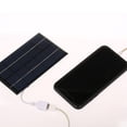 thumbnail image 2 of Cargador Cargador solar portátil de 2W/5V con silicio monocristalino panel solar compacto de teléfono móvil Cargador de banco de energía para acampar de caminatas Abanopi  Cargador, 2 of 7