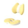 thumbnail image 2 of Almohada de apoyo para la espalda y almohada en forma de dona Cojín para hemorroides y coxis Cómodo para Amarillo, 2 of 8