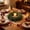 A, variant on BSJJY 7.9" Lush Candle Wreath, Vibrant Green Leaves for a Fresh Appearance, Perfect for Wedding Centerpieces or Holiday Parties, Sturdy Ring, Easy to Clean and Store