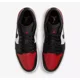 thumbnail image 5 of N I-K-E A i r-Jor-dan 1 Low Shoes White Black Varsity Red 553558-161 Men's & GS NEW, 5 of 6