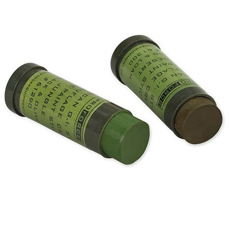 Camcon Woodland Face Paint Tube (2 Pack), Green/Loam, Quality material used to make all Pro force products By Pro