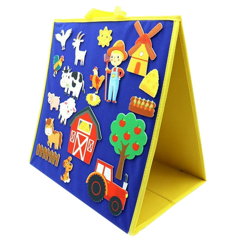 Freestanding Felt Board for Toddlers Classroom Felt Flannel Board Quiet  Book