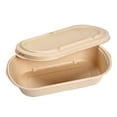 thumbnail image 4 of 10pcs 850ml Disposable Meal Prep Containers Paper Food Takeout Box Eco-friendly Lunch Boxes (Pulp Lid), 4 of 8