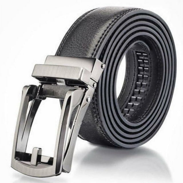 New Style Comfort Click Belt for Men Automatic Adjustable Perfect Fit Belt Black 47inch