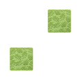 thumbnail image 2 of serony 1/2/3/5 Cup Silicone Heat Resistant Coffee Mug Table Mat Reusable Household Pad Ribbed Tableware Placemat Protector Green 2PCS, 2 of 6