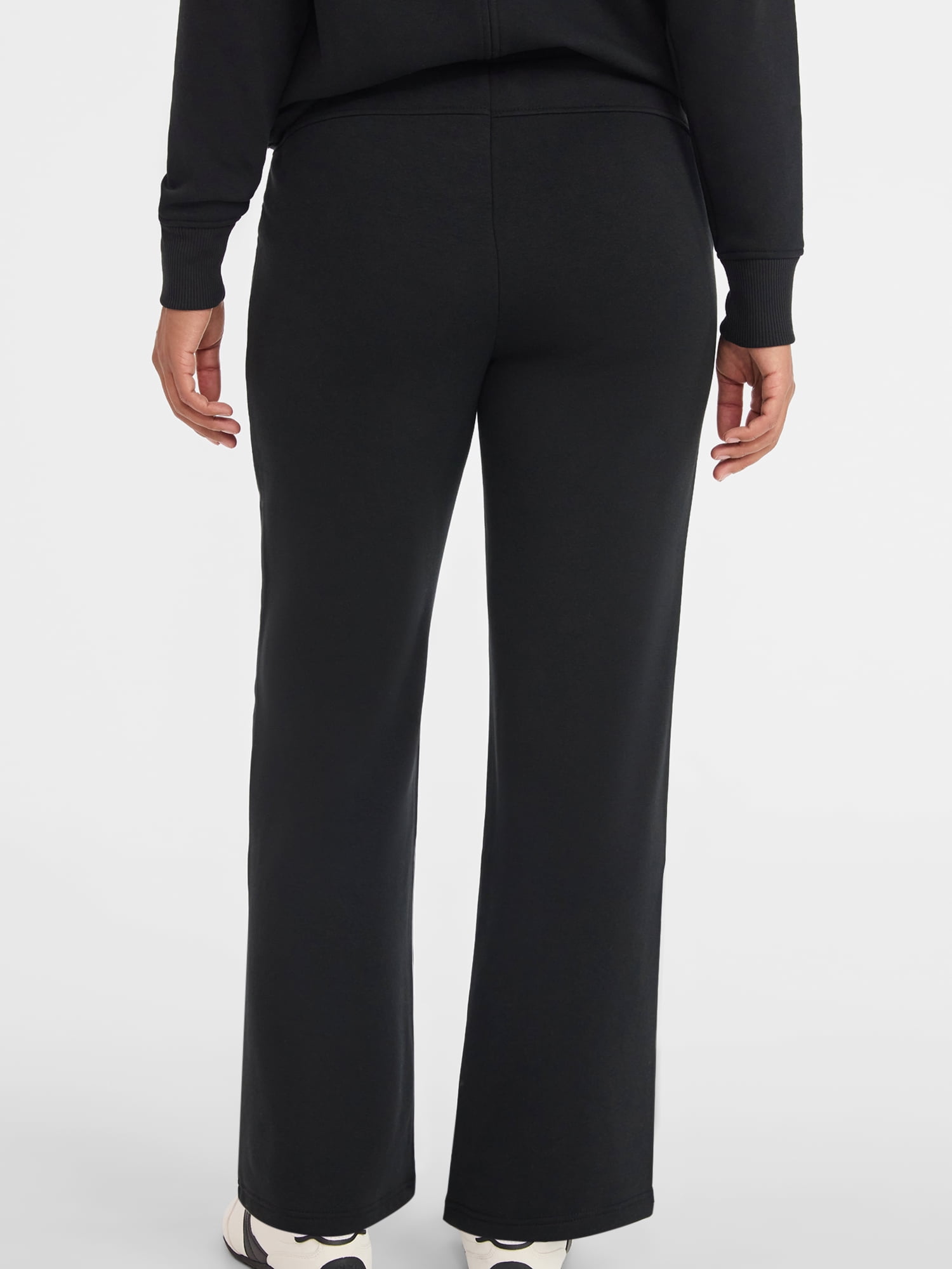 Avia Women's and Women's Plus Fleece Sweatpants with Satin Trim, Sizes XS-4X