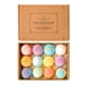 thumbnail image 1 of Juego de 12 Bombas Efervescentes para Baño con Aceites Esenciales y Flores Secas, Relajantes y Aromáticas, Incluye Video Demostrativo, 1 of 6