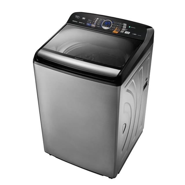 LAVADORA 19 KG CARGA SUPERIOR ACABADO ACERO INOX PANASONIC Panasonic NA-/FS19P7SMX